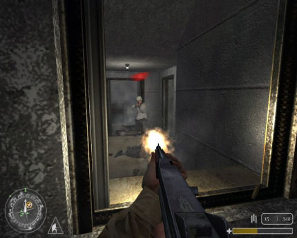 Uno screenshot di Call of Duty